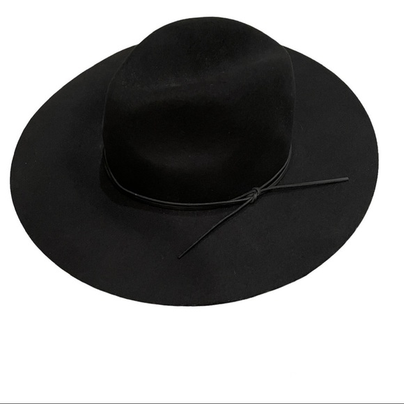 Phenix Black 100% Wool Hat - Picture 1 of 14